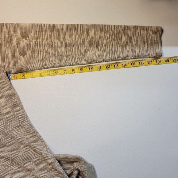 Tart Women's Midi Length Nuetral Oatmeal Knit Sweater Dress NEW size Large - Picture 11 of 12